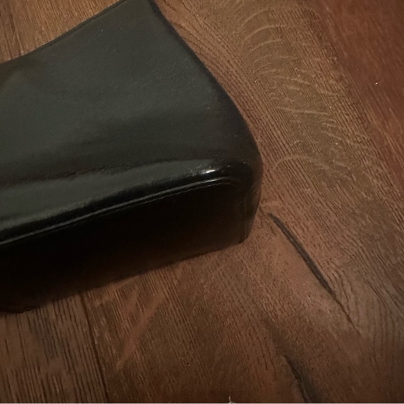 Elegant Black Leather Handbag Vintage Hobo International Y2K - Picture 11 of 14